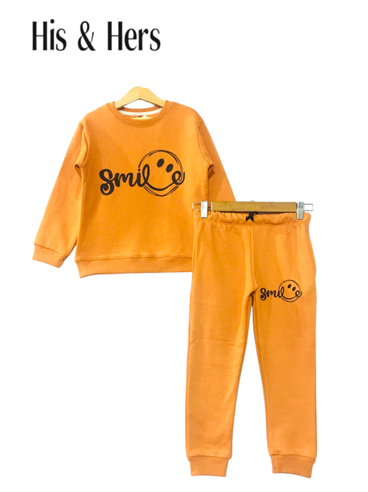 Smile Orange Tracksuit Unisex (001)