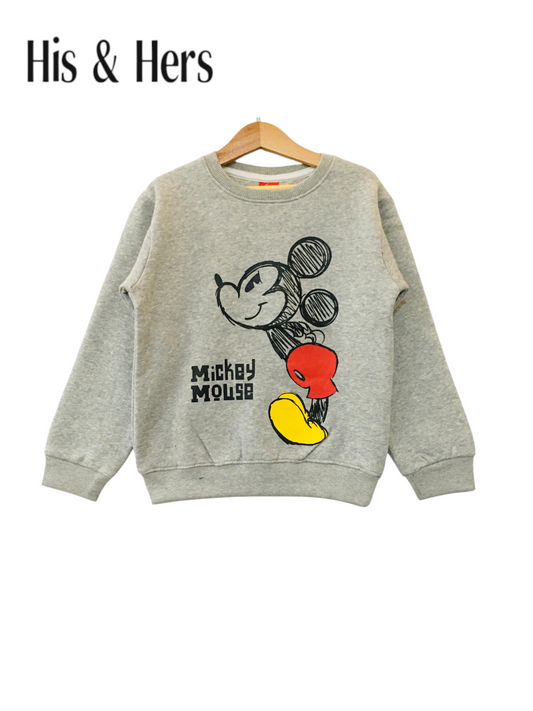 Mickey Gray Sweatshirt Boys L3