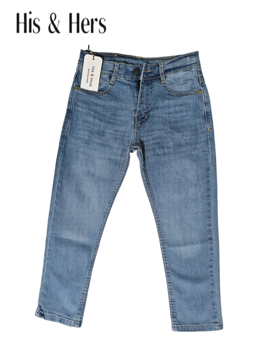 Light Blue  Plain Jeans Boys (009)