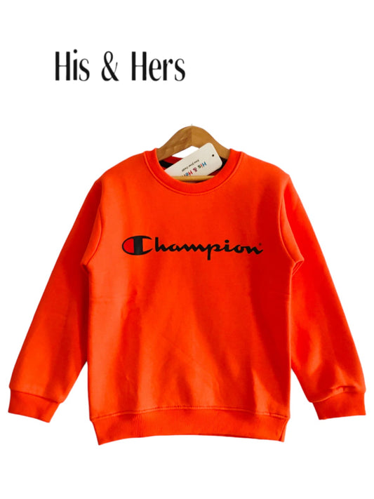 Champion Orange Sweatshirt Boys 005C