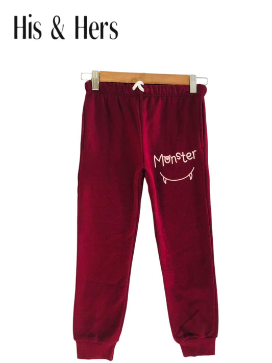 Monster Mahroon Trousers Boys (008)