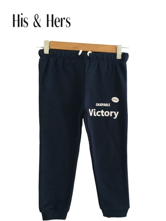 Victory  Black Trousers Unisex (009)